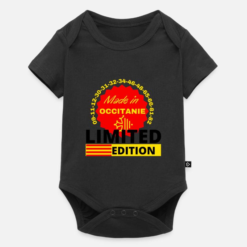 Made in Occitanie - Body à manches courtes Premium Bébé - noir