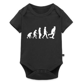 Skateboard Sakten Skateboarding Longboard Skater - Body à manches courtes Premium Bébé - noir - Devant