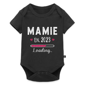 Future Mamie En 2023 Nouvelle Naissance Grossesse - Body à manches courtes Premium Bébé - noir - Devant