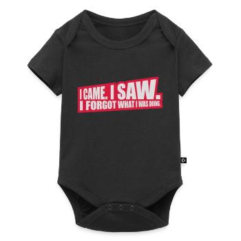 I came saw forget - Baby Premium short-sleeve bodysuit - black - Front