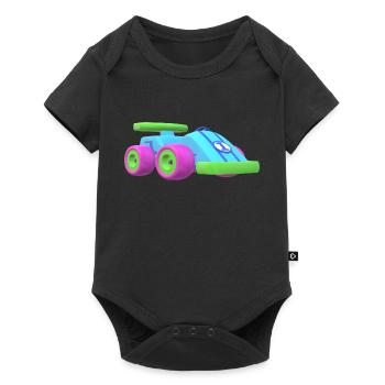 Car Toys Kids Baby colorful - Baby Premium short-sleeve bodysuit - black - Front