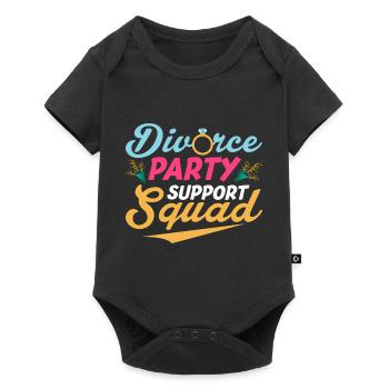 Divorce Party Support Squad Divorcee Ex-Wife Women - Baby Premium short-sleeve bodysuit - black - Front