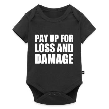 Pay up for loss and damage - Baby Premium short-sleeve bodysuit - black - Front