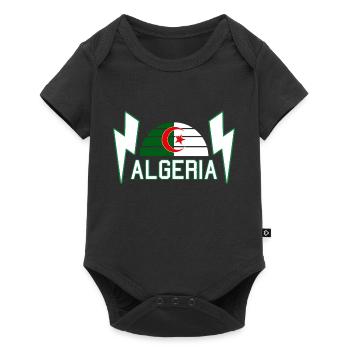 Dz Algérie Dzaïr Power - Body à manches courtes Premium Bébé - noir - Devant