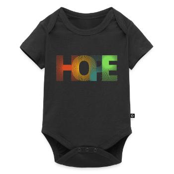 Colorful Modern Hope - Baby Premium short-sleeve bodysuit - black - Front