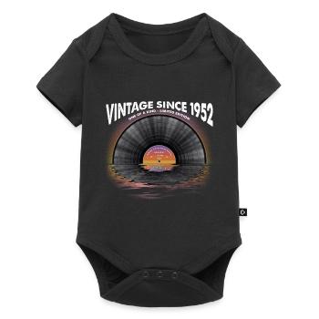 Vintage since 1952 Retro Disco Music Vintage - Baby Premium short-sleeve bodysuit - black - Front