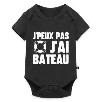 J’peux pas j’ai bateau - Body à manches courtes Premium Bébé - noir - Devant