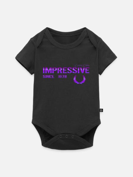 Impressive since 1978 - Baby Premium Kurzarmbody - Schwarz