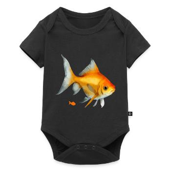 Goldfish - Baby Premium short-sleeve bodysuit - black - Front