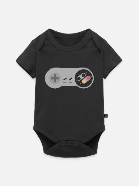 Contrôleur - Body à manches courtes Premium Bébé - noir