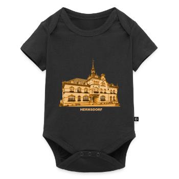 Hermsdorf Town Hall Thuringia Saale Holzland - Baby Premium short-sleeve bodysuit - black - Front