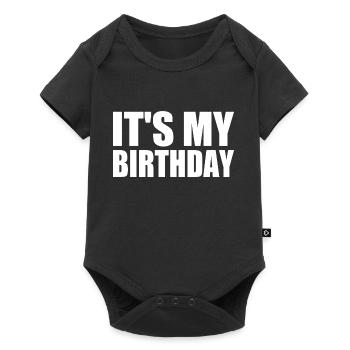 It's my birthday - Baby Premium Kurzarmbody - Schwarz - Vorne