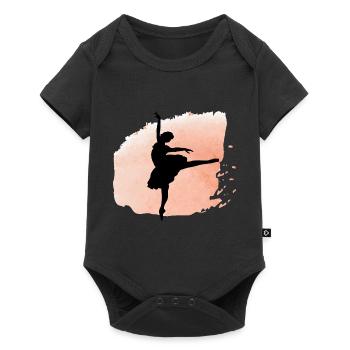 Danse Musique de danse - Body à manches courtes Premium Bébé - noir - Devant