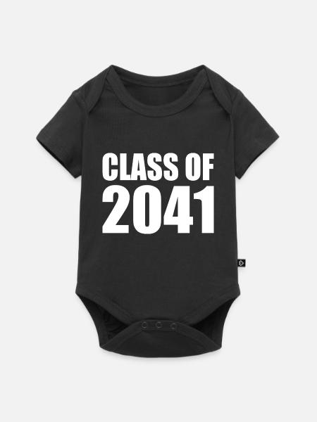 Class of 2041 - Baby Premium Kurzarmbody - Schwarz