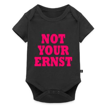 Not your ernst - Baby Premium Kurzarmbody - Schwarz - Vorne
