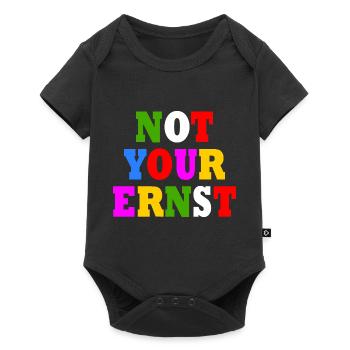Not your ernst - Baby Premium Kurzarmbody - Schwarz - Vorne