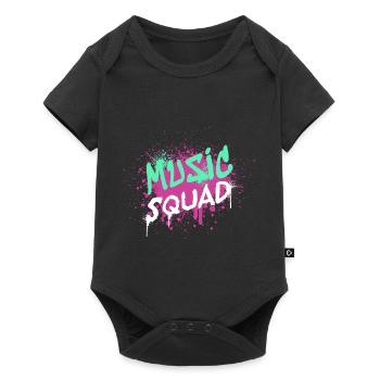 Groupe de musique Professeur de musique Musicien - Body à manches courtes Premium Bébé - noir - Devant
