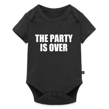 The party is over - Baby Premium short-sleeve bodysuit - black - Front