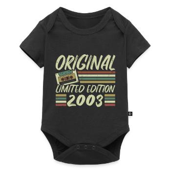 Vintage 2003 Retro Birthday Gift 2003 - Baby Premium short-sleeve bodysuit - black - Front