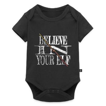 birthday present idea christmas present - Baby Premium Kurzarmbody - Schwarz - Vorne