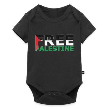 FREE PALESTINE - Baby Premium short-sleeve bodysuit - black - Front