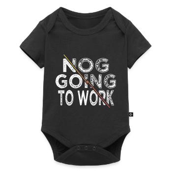 beards christmas present happy awkward funny - Baby Premium short-sleeve bodysuit - black - Front