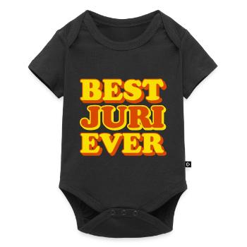 Yuri Prénom Drôle Cadeau - Body à manches courtes Premium Bébé - noir - Devant