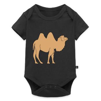 chameau - Body à manches courtes Premium Bébé - noir - Devant