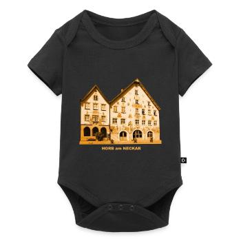 Horb Rathaus Neckar Freudenstadt Baden-Württemberg - Baby Premium short-sleeve bodysuit - black - Front