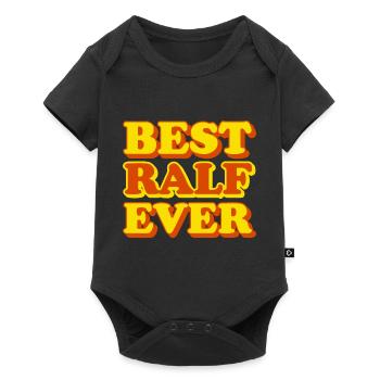 Ralf Vorname Lustiges Geschenk - Baby Premium Kurzarmbody - Schwarz - Vorne