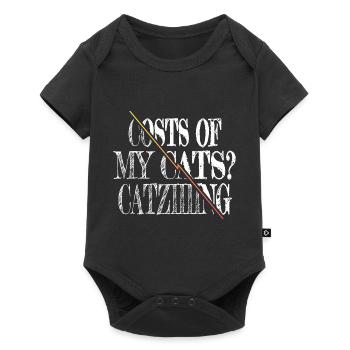 cats humor cat face hoodies and sweatshirts kitty - Baby Premium Kurzarmbody - Schwarz - Vorne