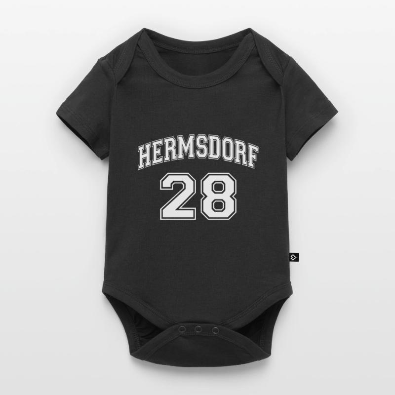 HERMSDORF 28 Nostalgia Design Berlin District Zip Code Baby Premium short-sleeve bodysuit