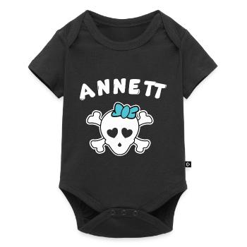 Pirate Annett Design pour les filles et les femmes - Body à manches courtes Premium Bébé - noir - Devant