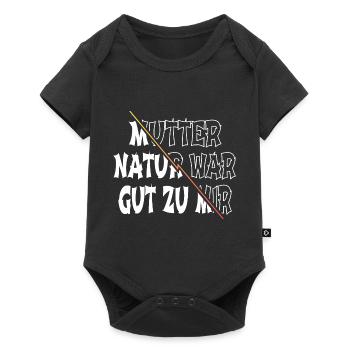 geburtstagsgeschenkidee geschenkidee spaß geschenk - Baby Premium Kurzarmbody - Schwarz - Vorne