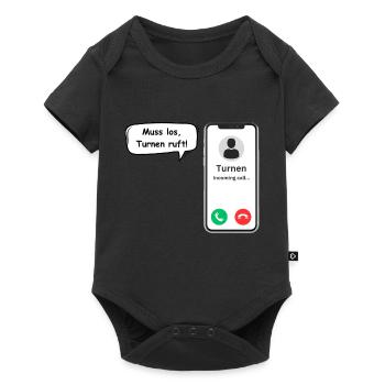 Appels de gymnastique - Dicton sportif - ApriNoeScor - Body à manches courtes Premium Bébé - noir - Devant