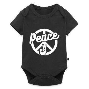 PAIX - Body à manches courtes Premium Bébé - noir - Devant