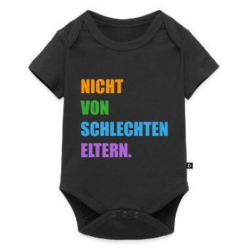 Not from bad parents Mother Father Love - Baby Premium short-sleeve bodysuit - black - Front