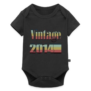 2014 Birthday 2014 Born in 2014 Birthday - Baby Premium short-sleeve bodysuit - black - Front