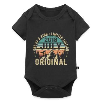July 2016 Birthday July 2016 Birthday Gift - Baby Premium short-sleeve bodysuit - black - Front