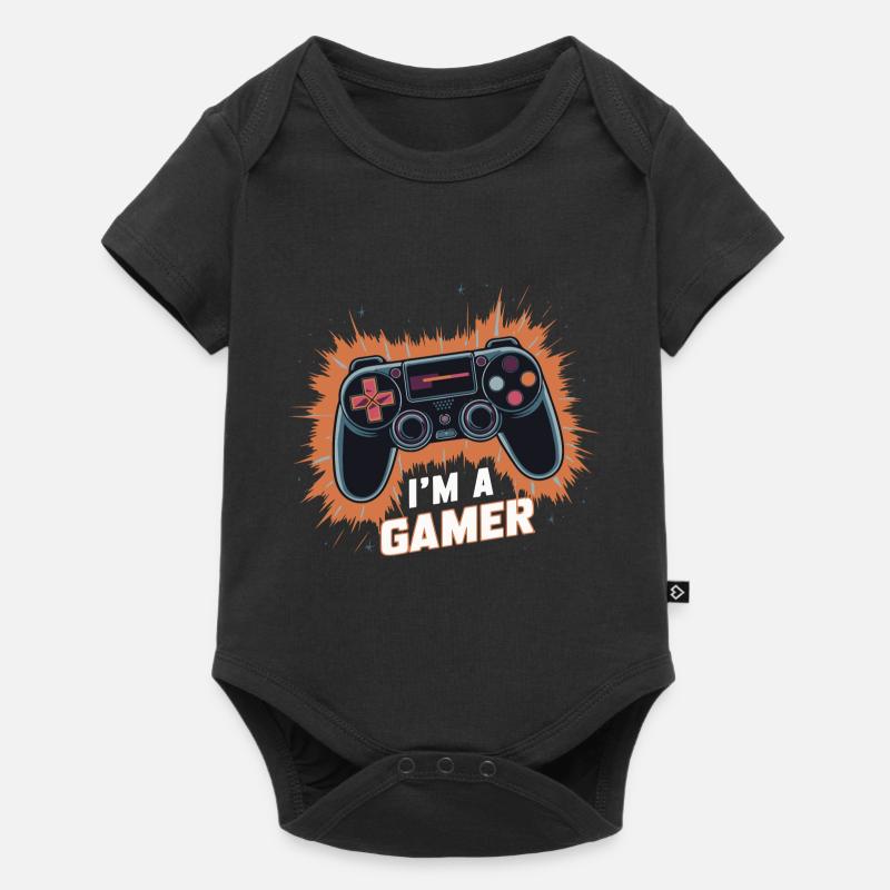JE SUIS UN GAMER - Body à manches courtes Premium Bébé - noir