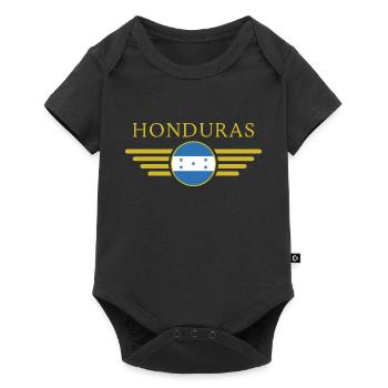 J’aime le Honduras, Style Design T-Shirt - Body à manches courtes Premium Bébé - noir - Devant