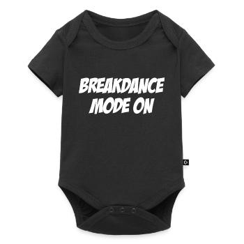 Breakdance Mode on - Baby Premium Kurzarmbody - Schwarz - Vorne