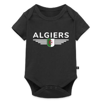 Algiers Design – Capital of Algeria - Baby Premium short-sleeve bodysuit - black - Front
