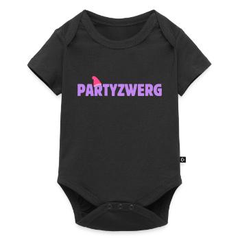 Costume de nain de nain de fête Costume de nain - Body à manches courtes Premium Bébé - noir - Devant