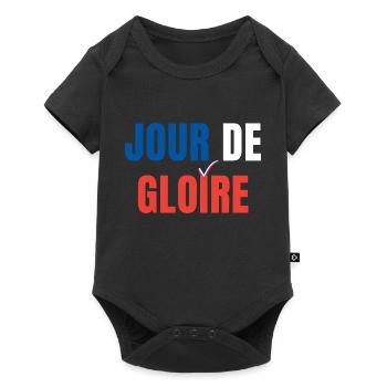JOUR DE GLOIRE FRANCE SPORT - Body à manches courtes Premium Bébé - noir - Devant