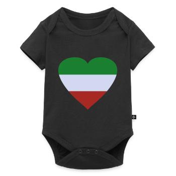 herz_iran - Baby Premium Kurzarmbody - Schwarz - Vorne