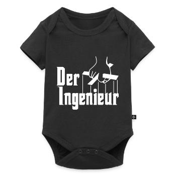 Der Ingenieur - Baby Premium Kurzarmbody - Schwarz - Vorne