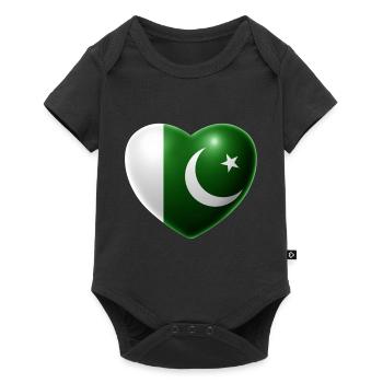 Heart (Pakistan) - Baby Premium short-sleeve bodysuit - black - Front