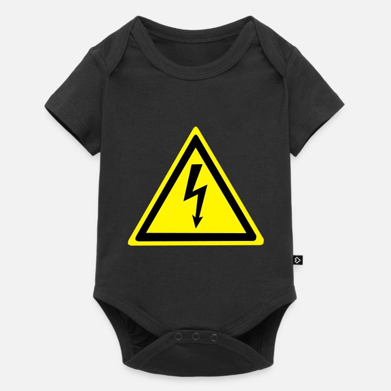 Hochspannung - Baby Premium Kurzarmbody - Schwarz