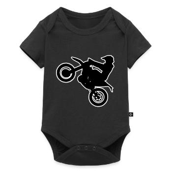 Enduro Wheelie - Body à manches courtes Premium Bébé - noir - Devant